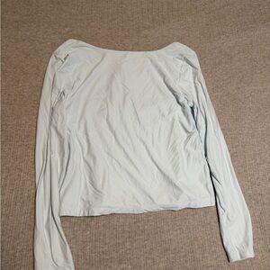 Light Blue Women's Long Sleeve Top